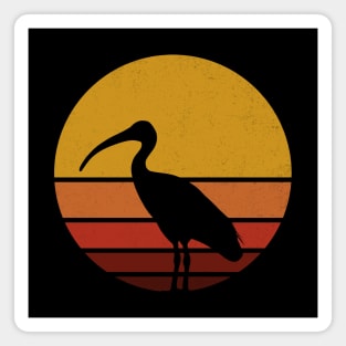 Retro Vintage Sunset Bin Chicken Magnet